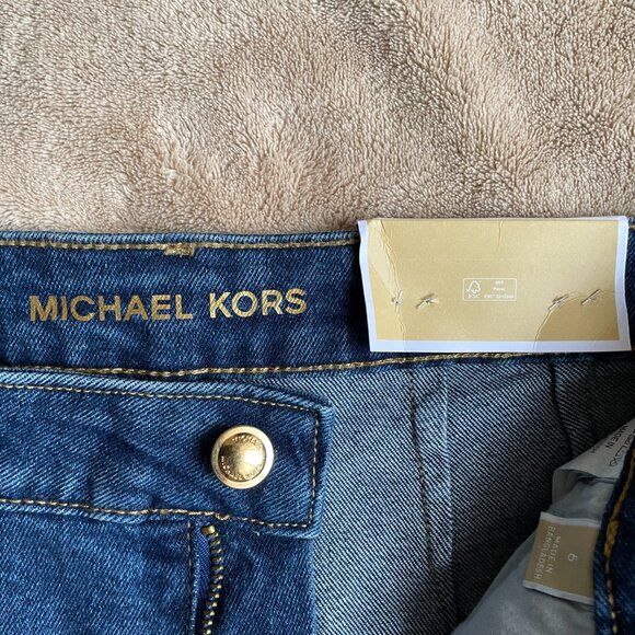 Michael Kors Selma Wide Leg Jeans - Picture 8 of 11